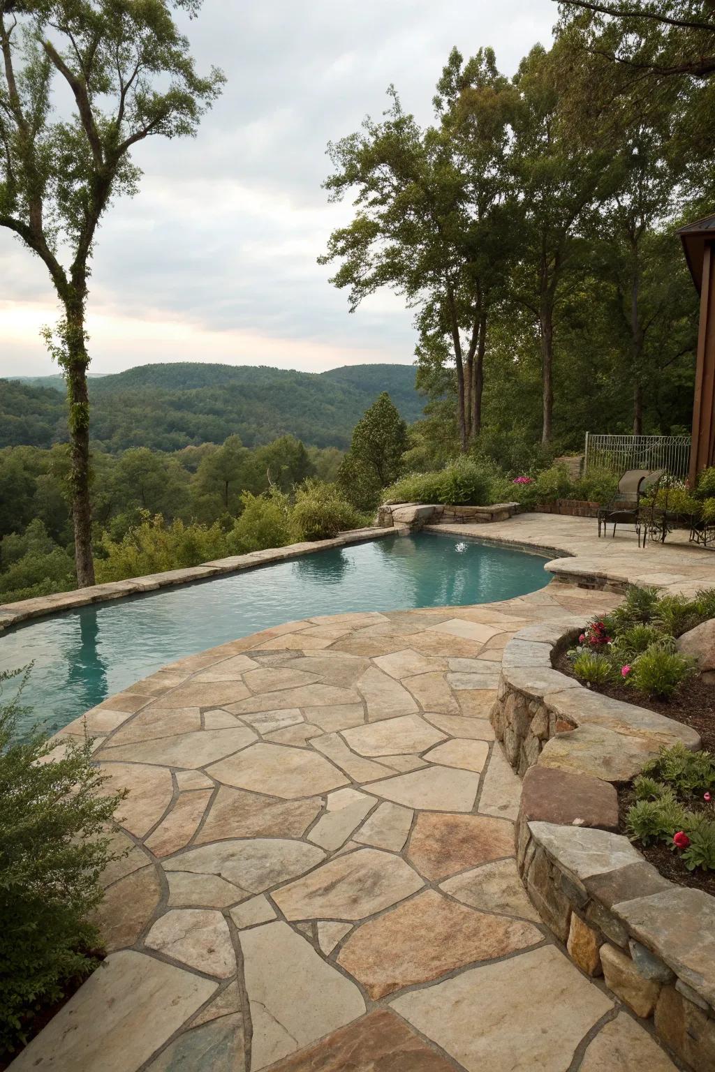 Authentic rock surfaces for timeless elegance.