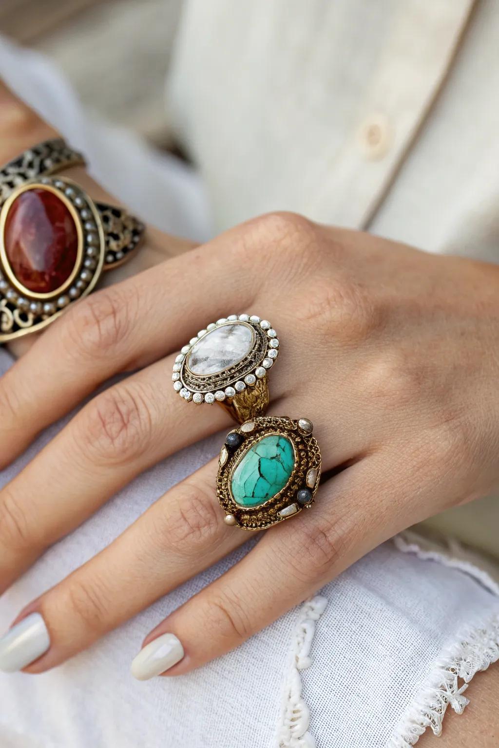 Charming Vintage Rings
