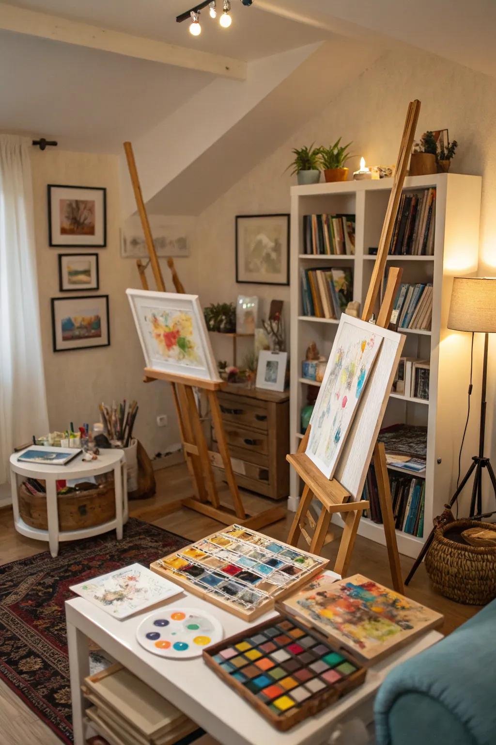An artistic evening lets you express creativity together.