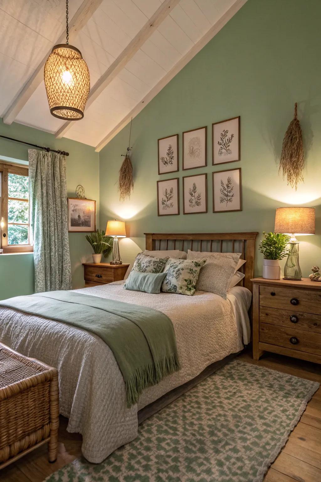 Ambient illumination creates a warm, inviting radiance.