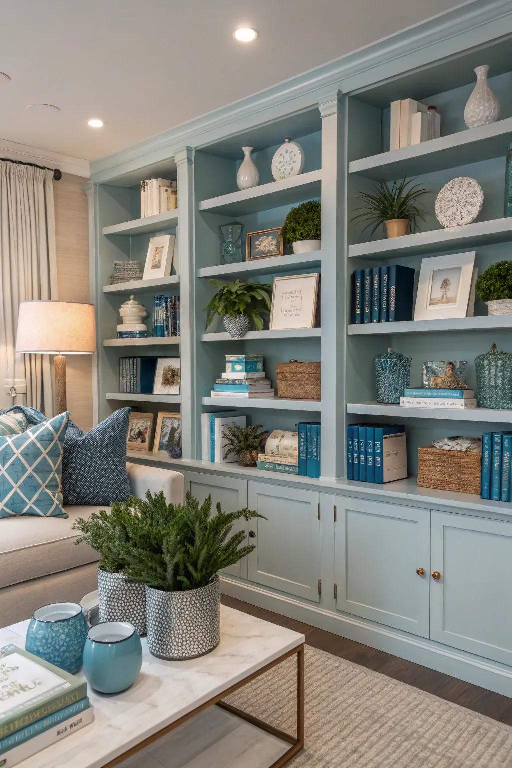 A consistent color scheme is harmonious.