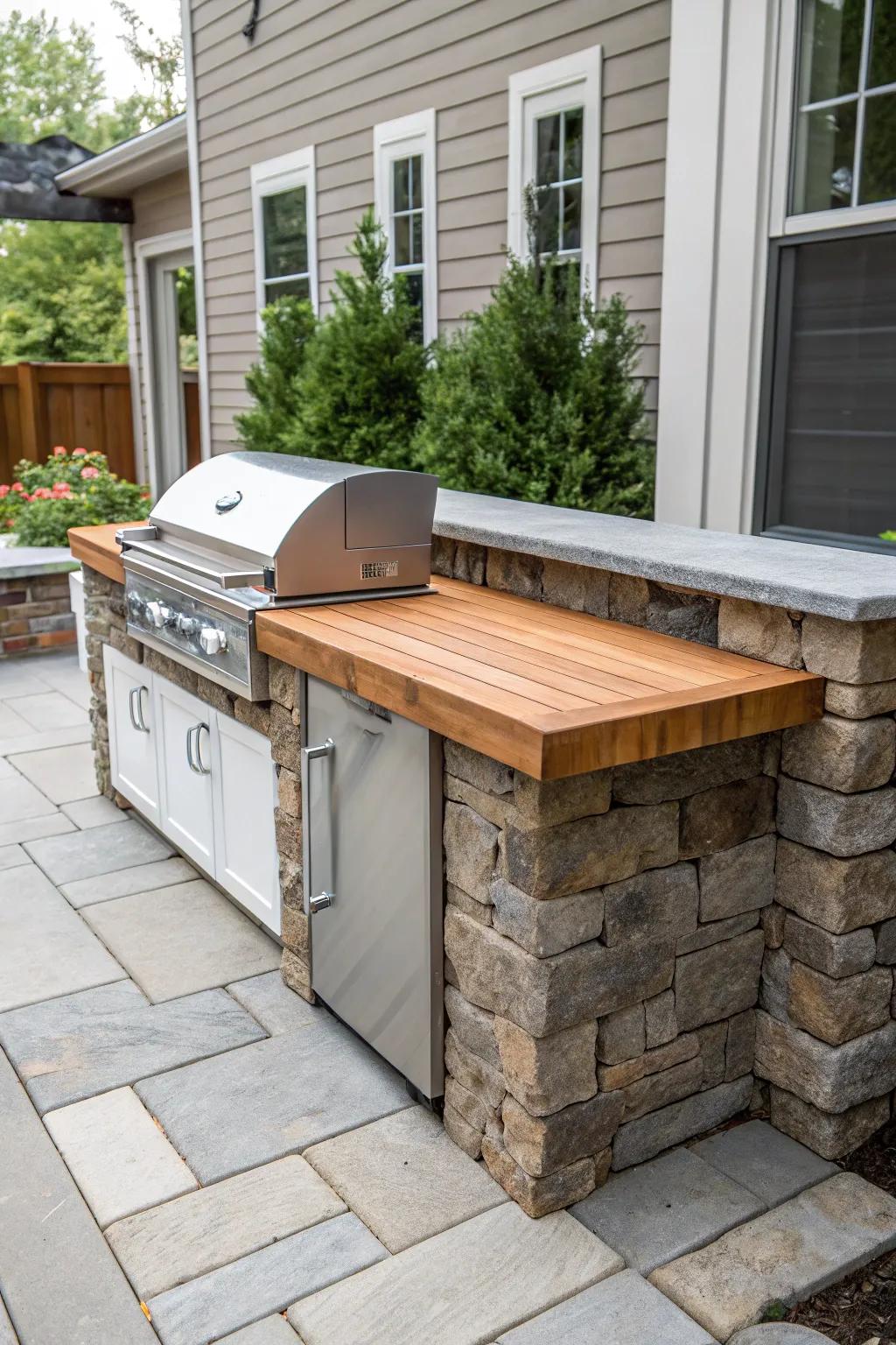 Natural touches add warmth and texture.