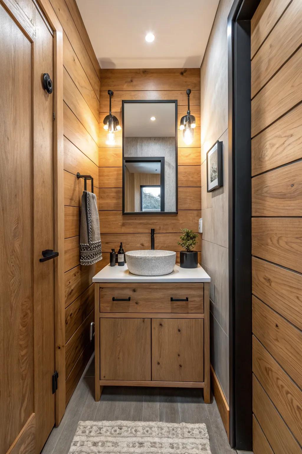 Natural elements bring warmth and texture.