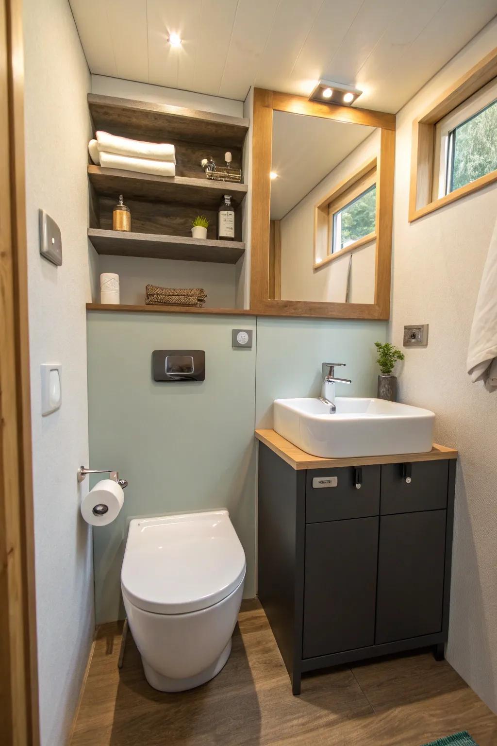 Multifunctional furniture amplifies utility and style.