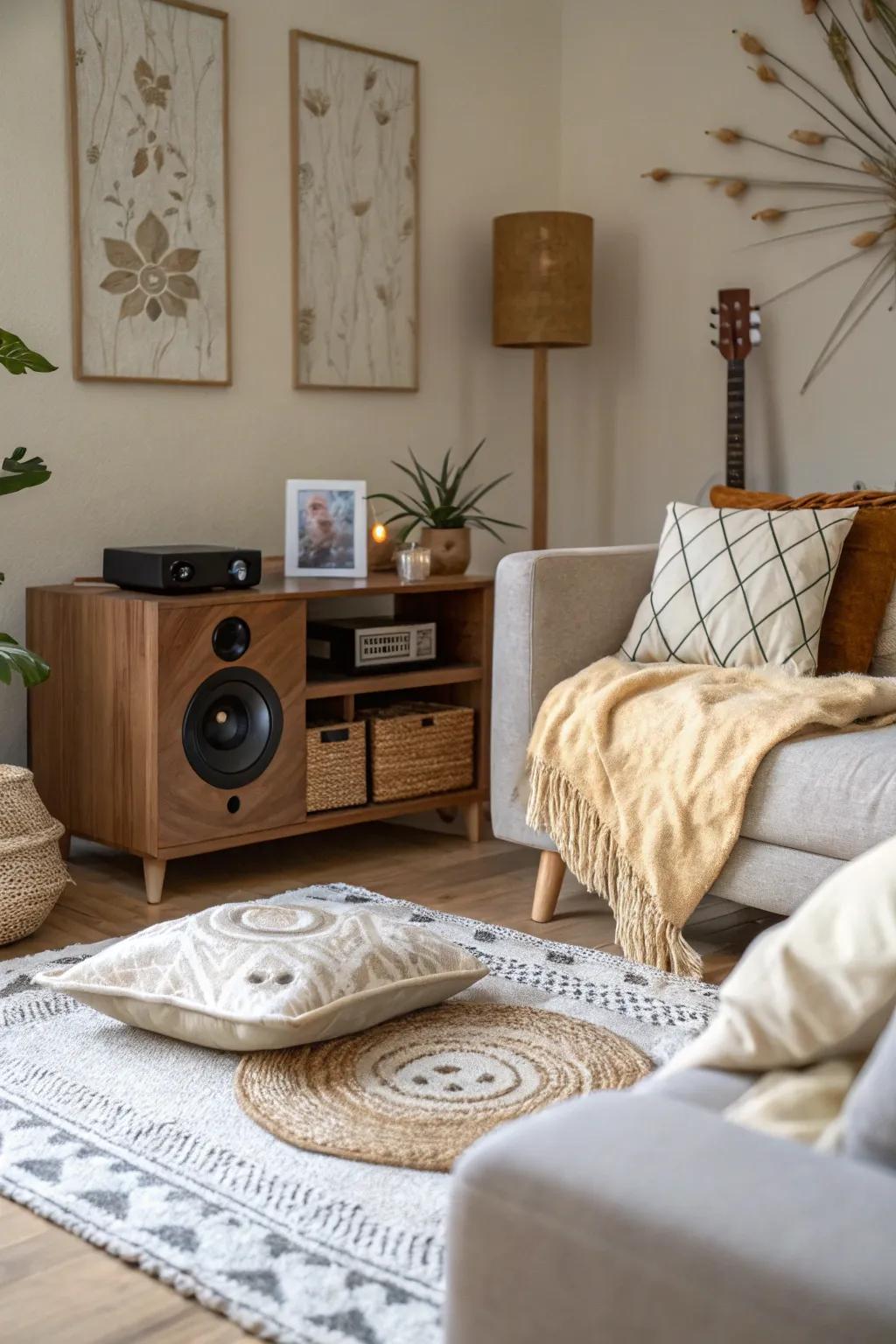 Soft melodies craft a tranquil soundscape for ultimate relaxation.