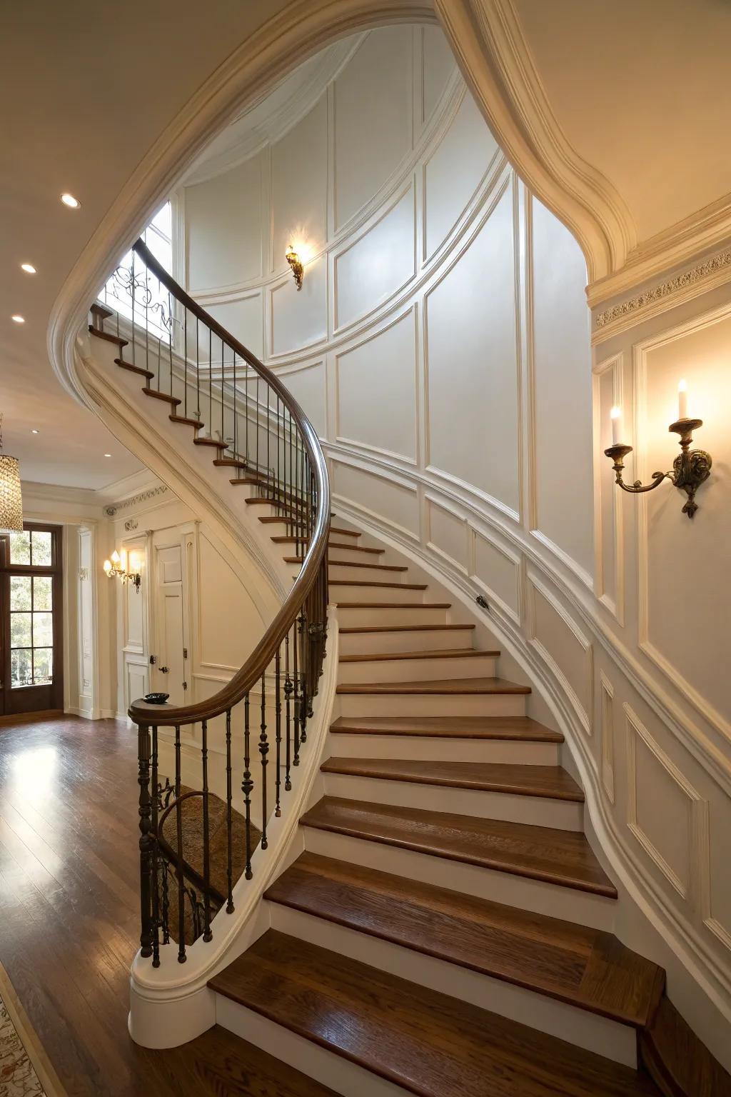 Rounded trim details create a more welcoming vibe.