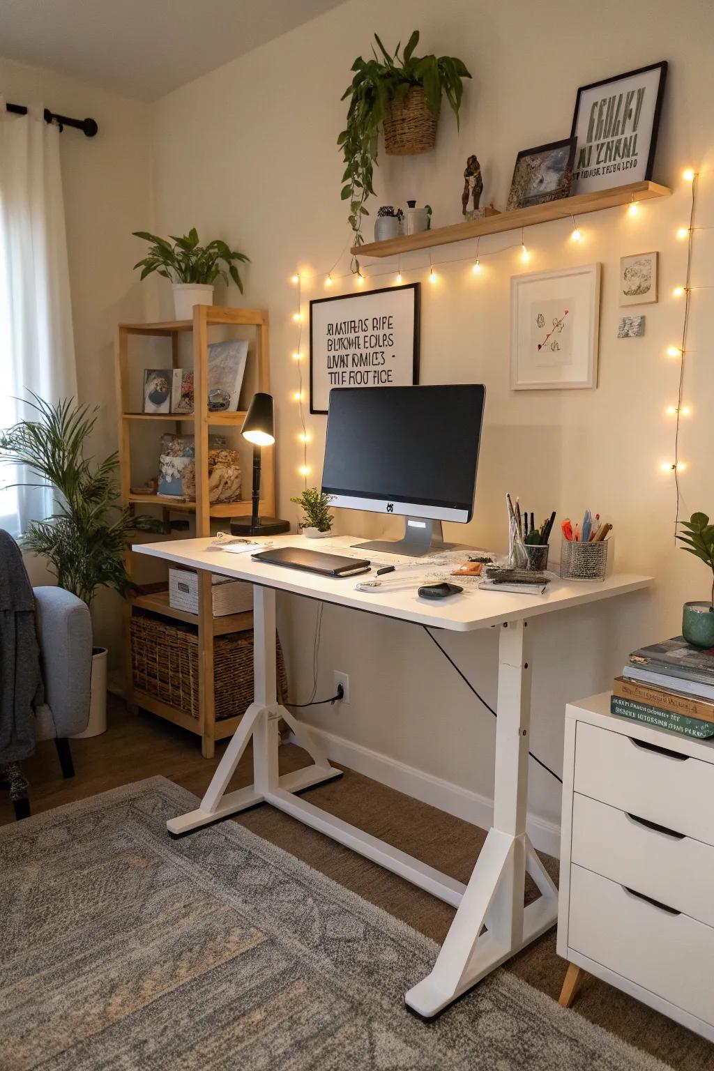 Superior lighting enhances comfort and diminishes eye strain for prolonged productivity.