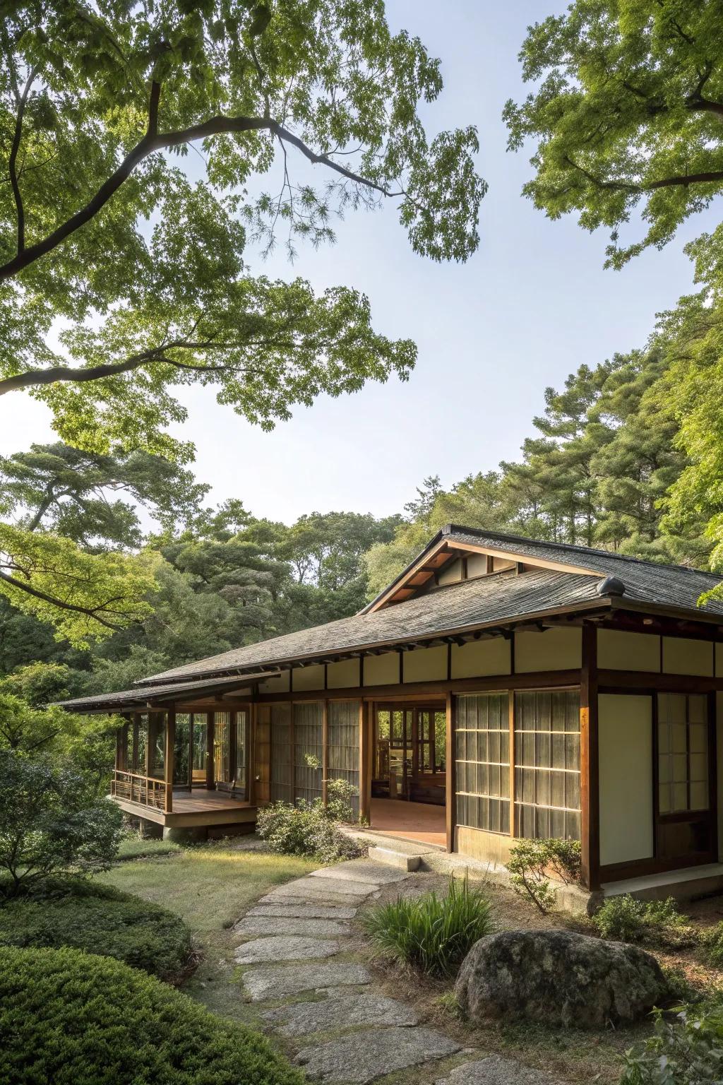 Home naturally cooled using strategic design.