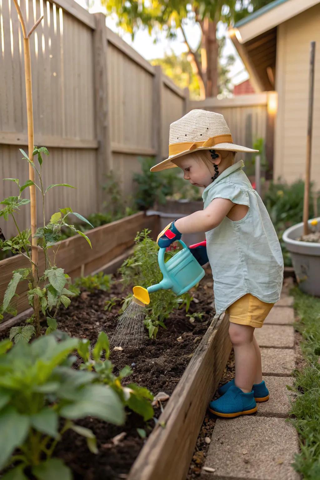 Nurturing a love for nature with gardening fun.