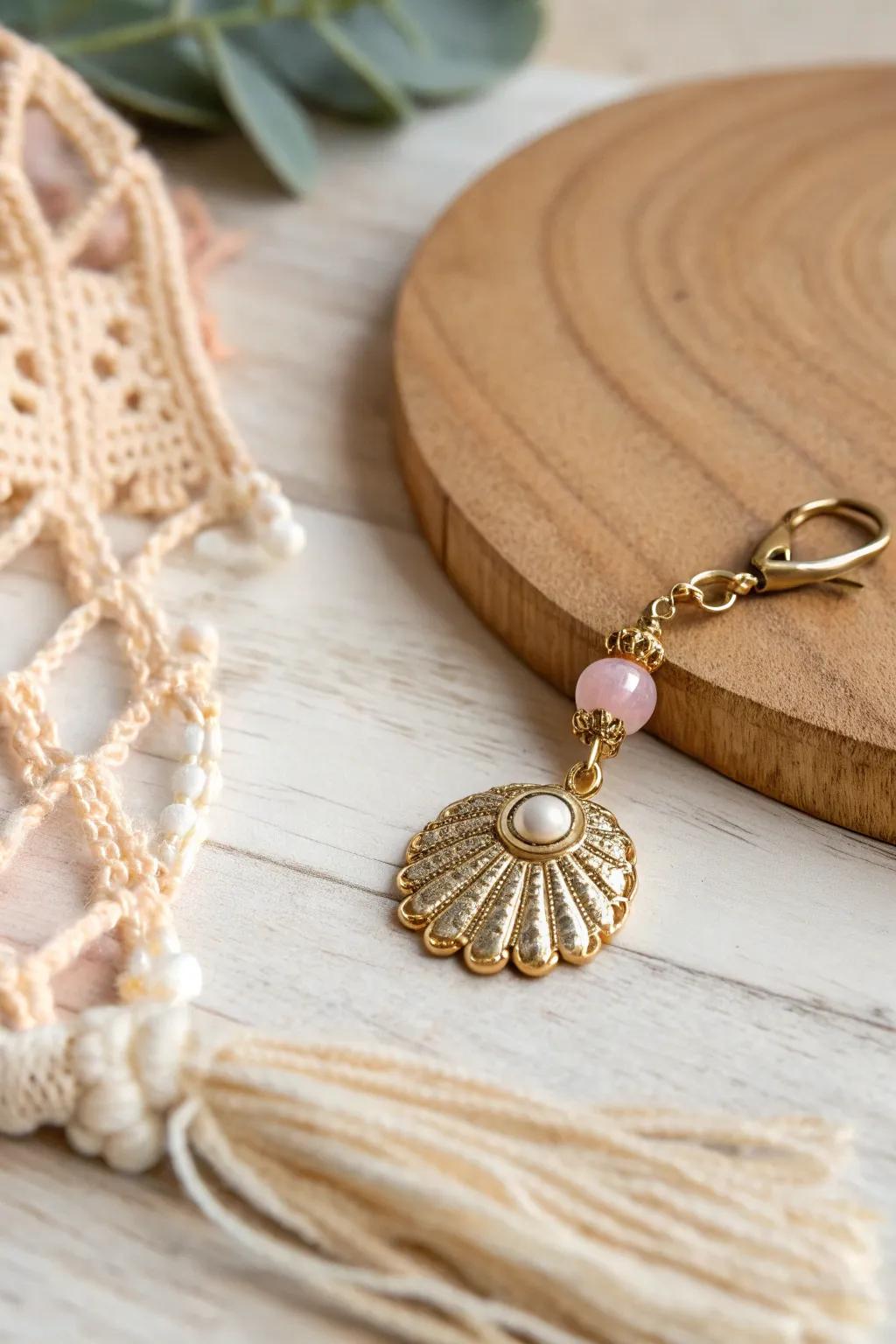 Transform vintage grace into a cherished charm&mdash;perfect for gifting with love. #SustainableJewels #MinimalistElegance