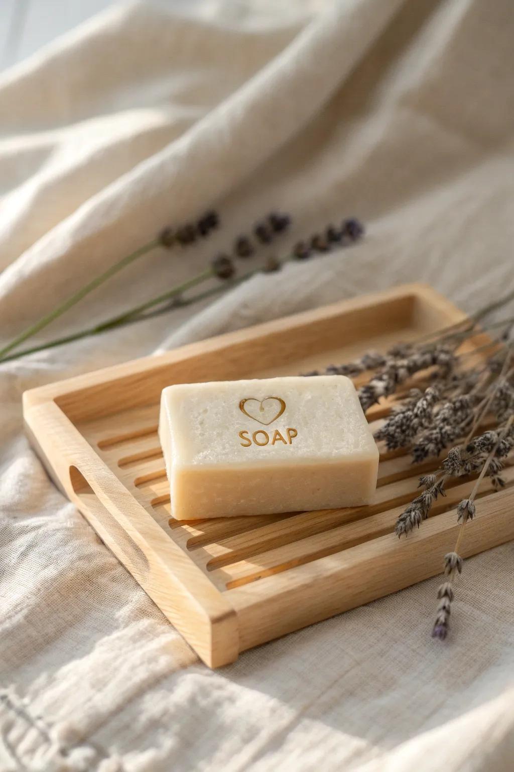 Transmute a humble token into a treasured memento through individualized soaps.