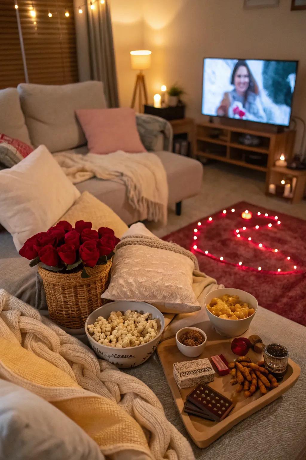 Relish a snug evening presenting romantic comedy classics.