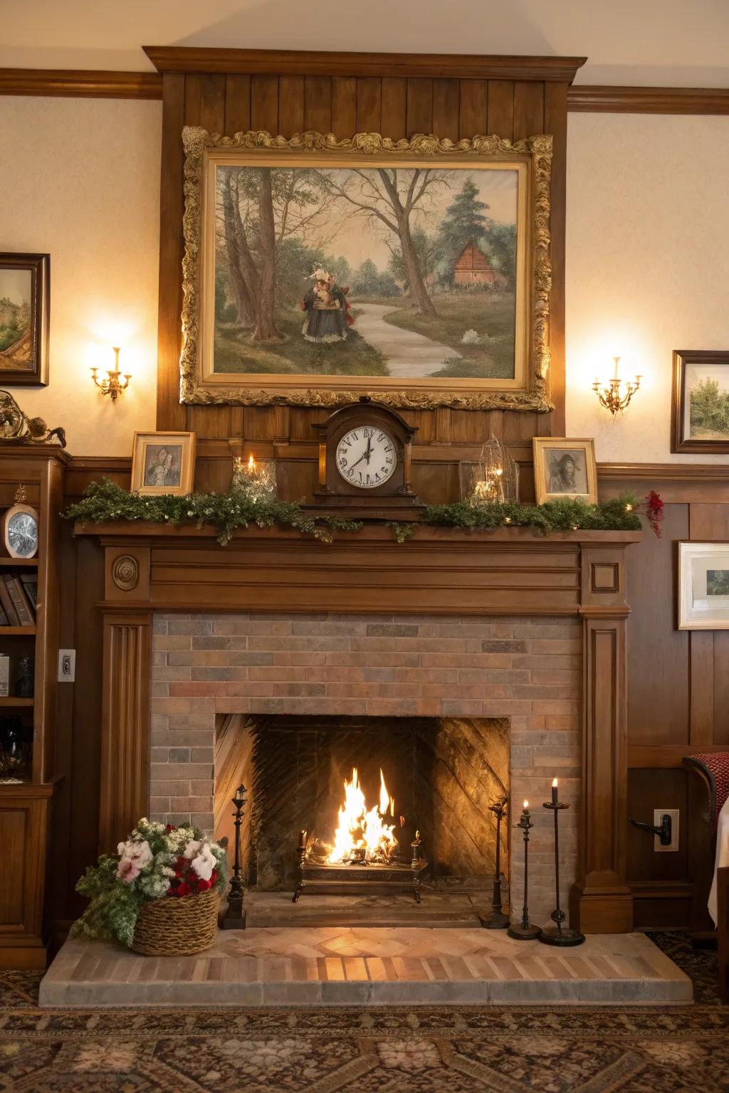 A standout artwork fashions a captivating pivotal feature.