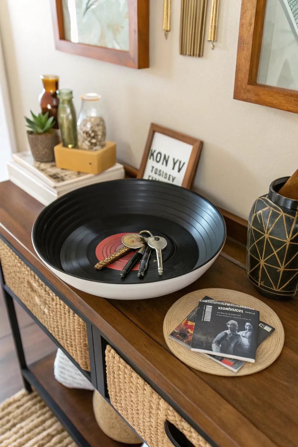 Turn vinyl into customized vessels, creating exceptional storage for any room.
