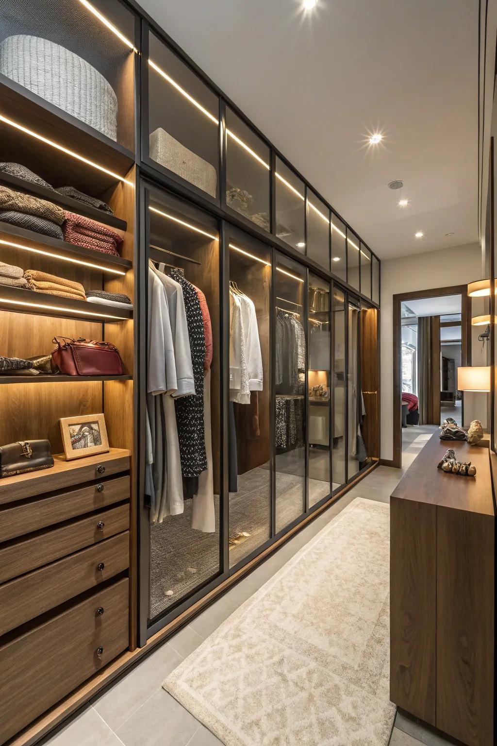 Get ready to feel like a celebrity in your luxurious walk-in closet.