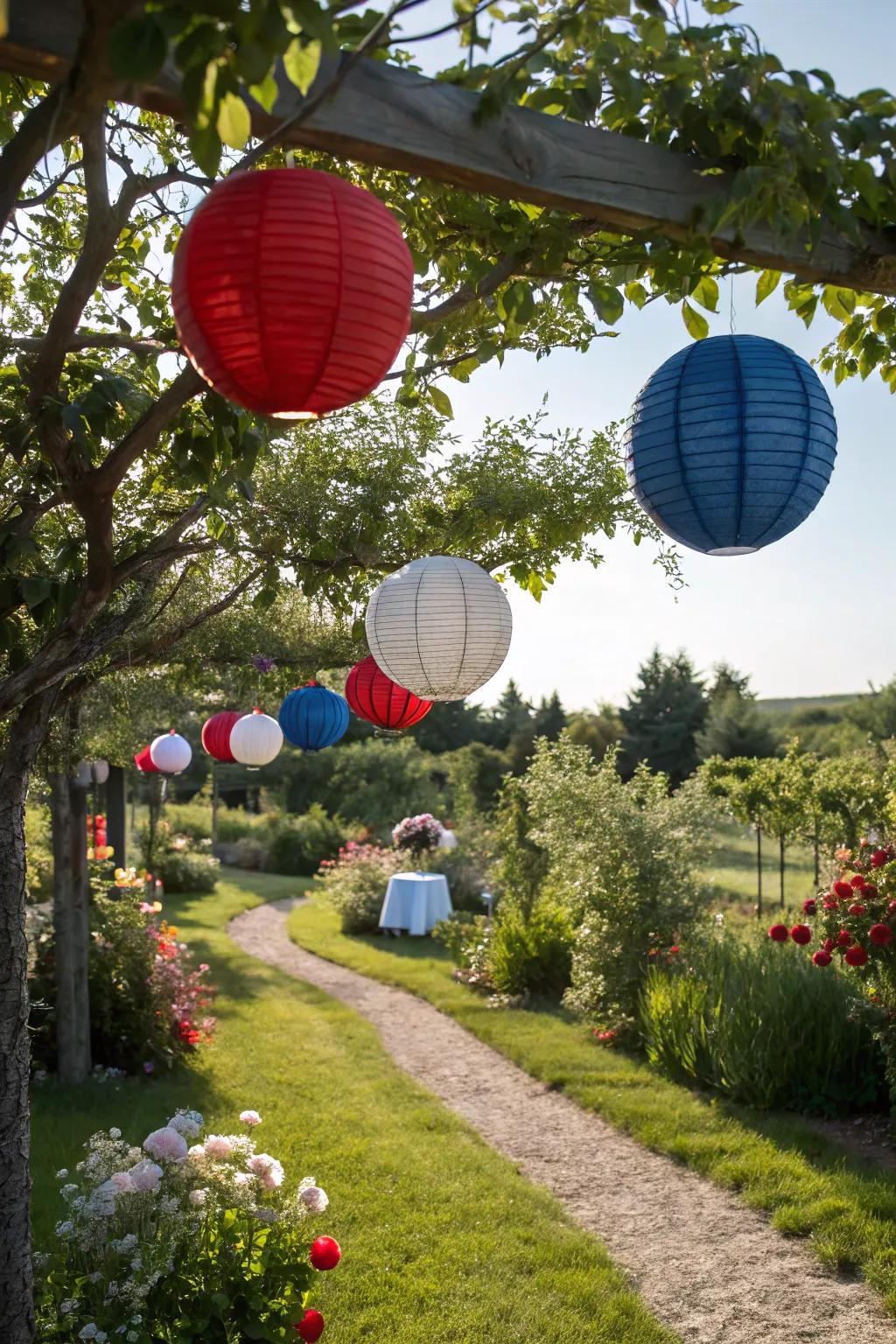 Ornamental Lights add a cozy and festive glow to your picnic setting.