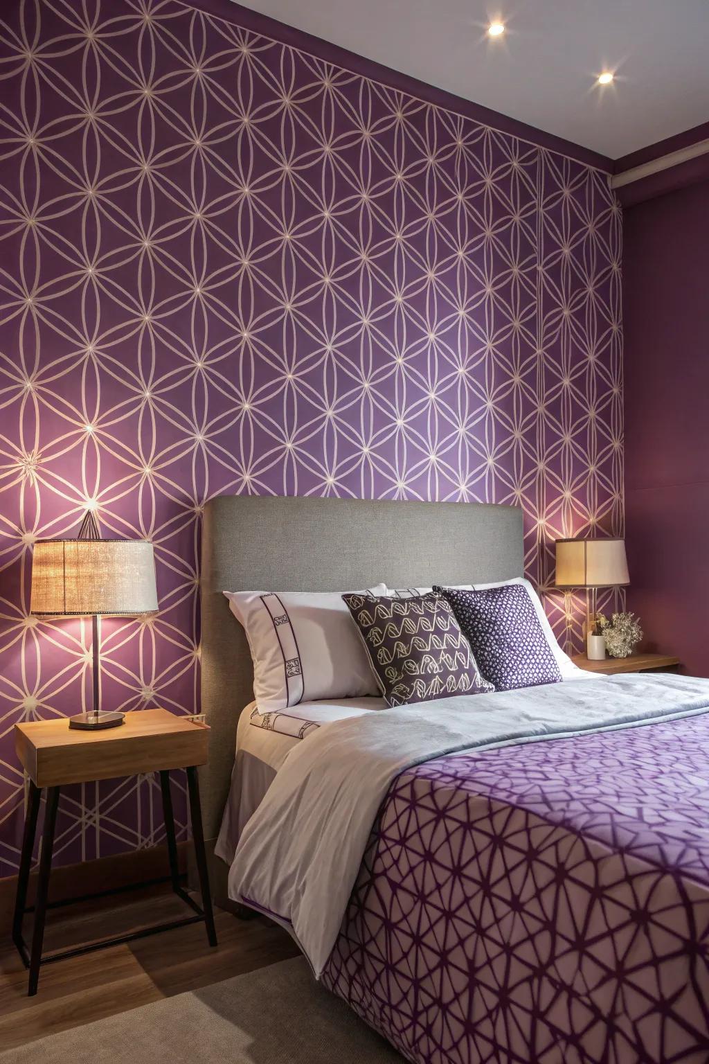 Add a modern twist with geometric patterns.