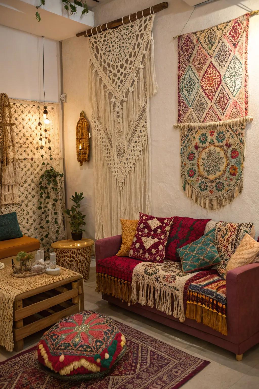 Free-spirited aspects generate a laid-back and snug sensation.