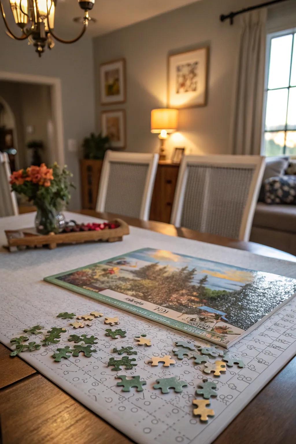 An art jigsaw that transforms into a stunning piece of decor.
