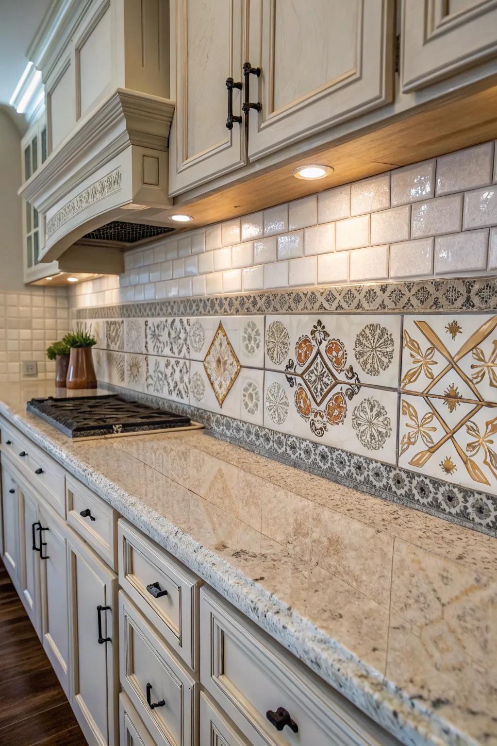 Unique designs using DIY bespoke borders.