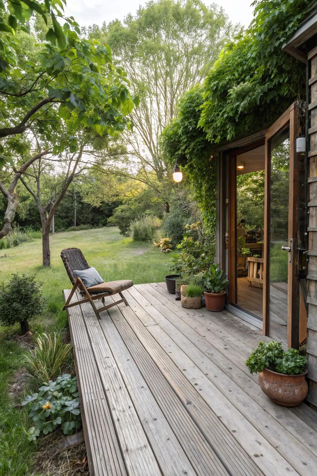 Eco-conscious substances enhance your deck's allure and sustainability.