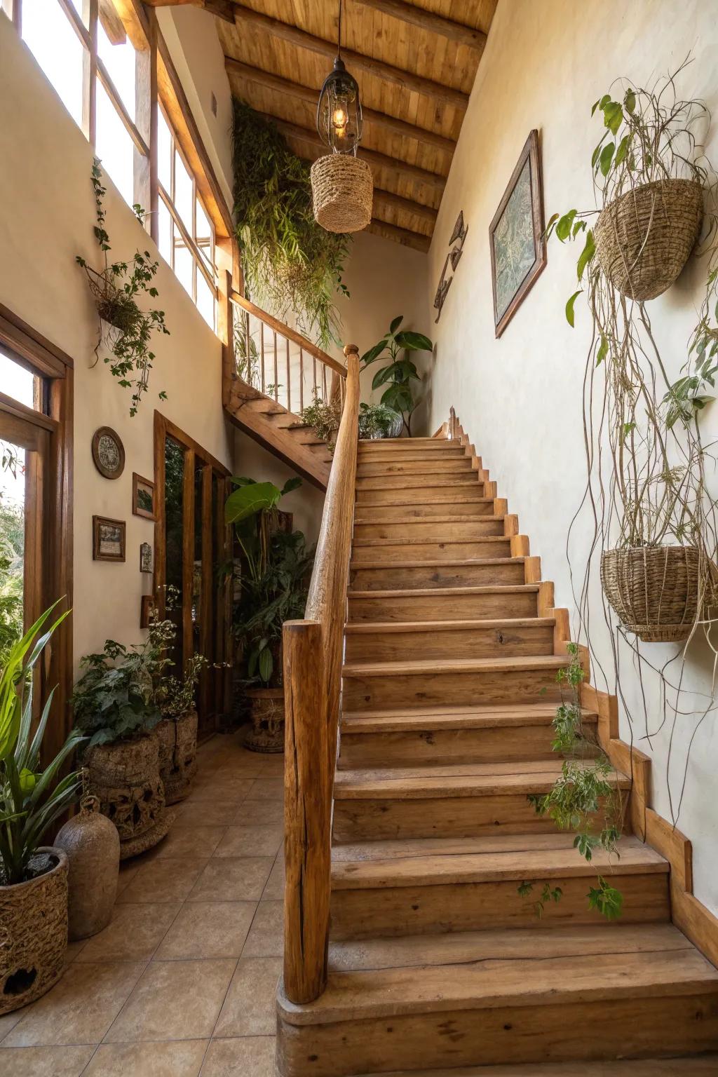 Eco-friendly elegance through sustainable material railings.