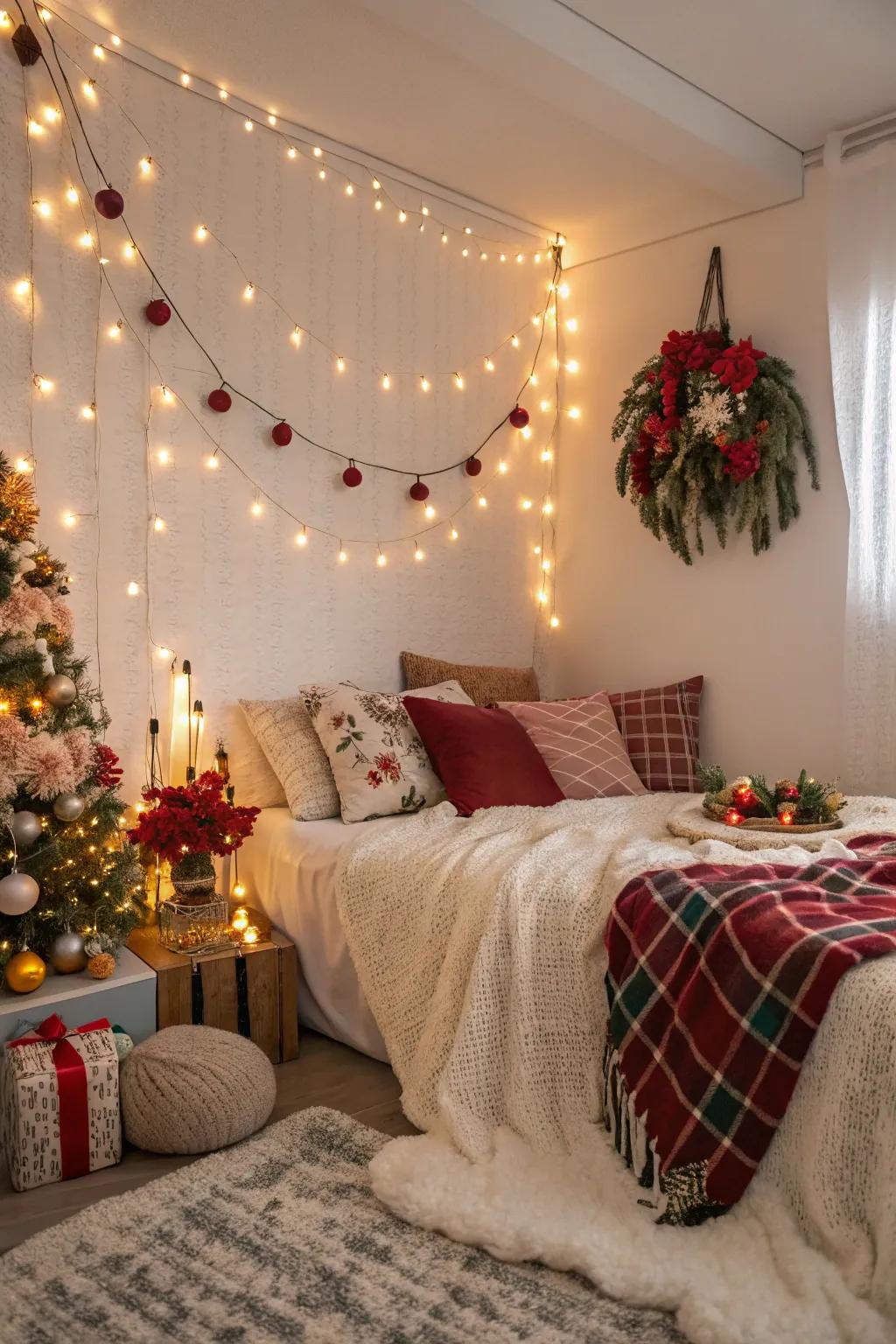 Rejuvenate your space with seasonal ceiling decor.