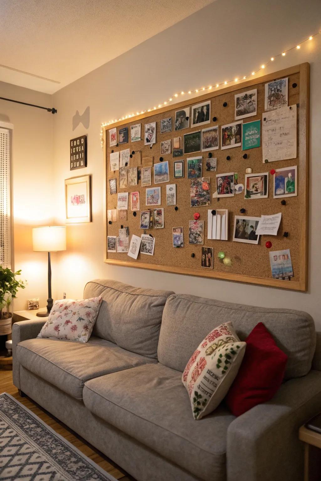 Pin-boards furnish both pragmatic function and originality.