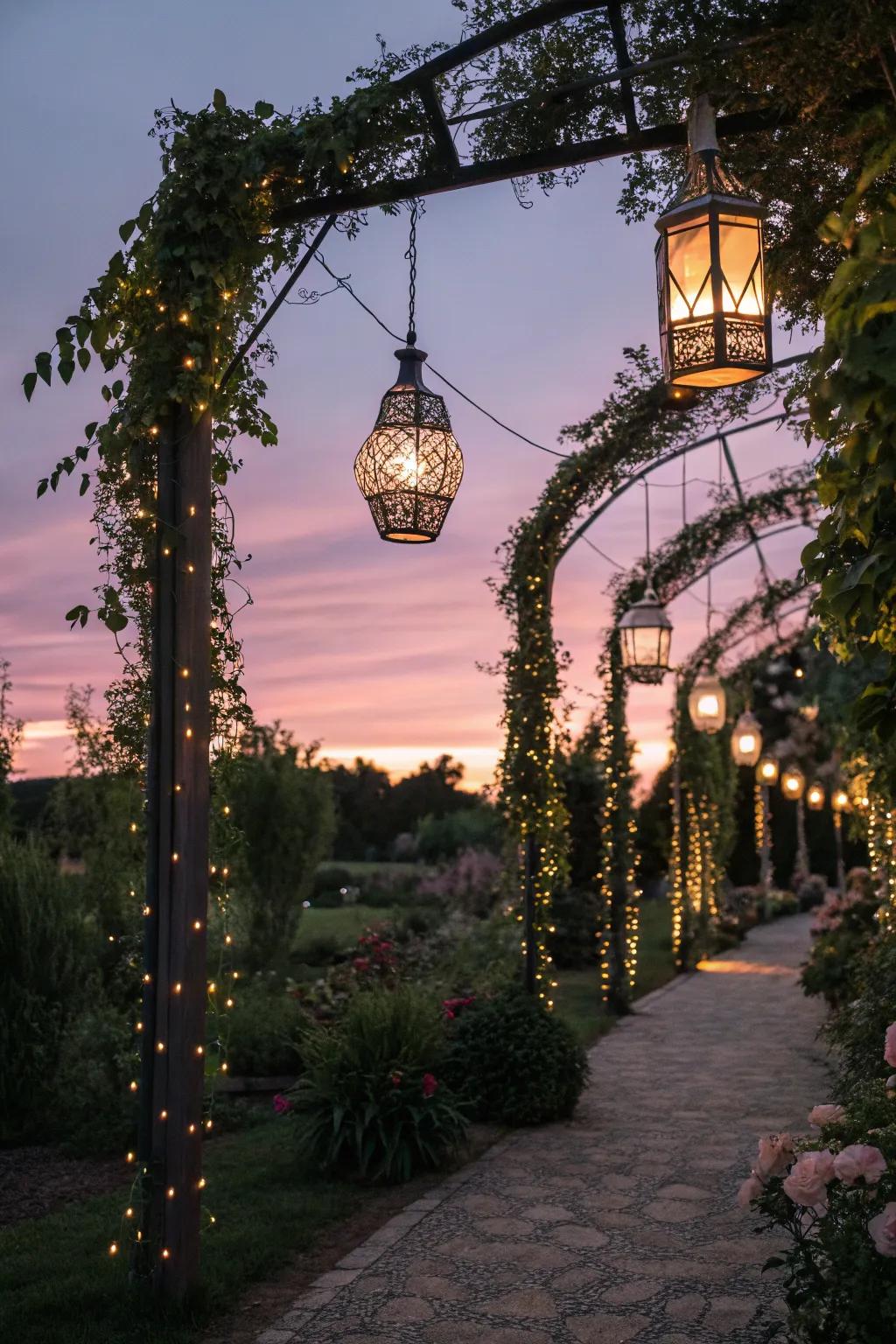 Create magic with whimsical outdoor lamps.
