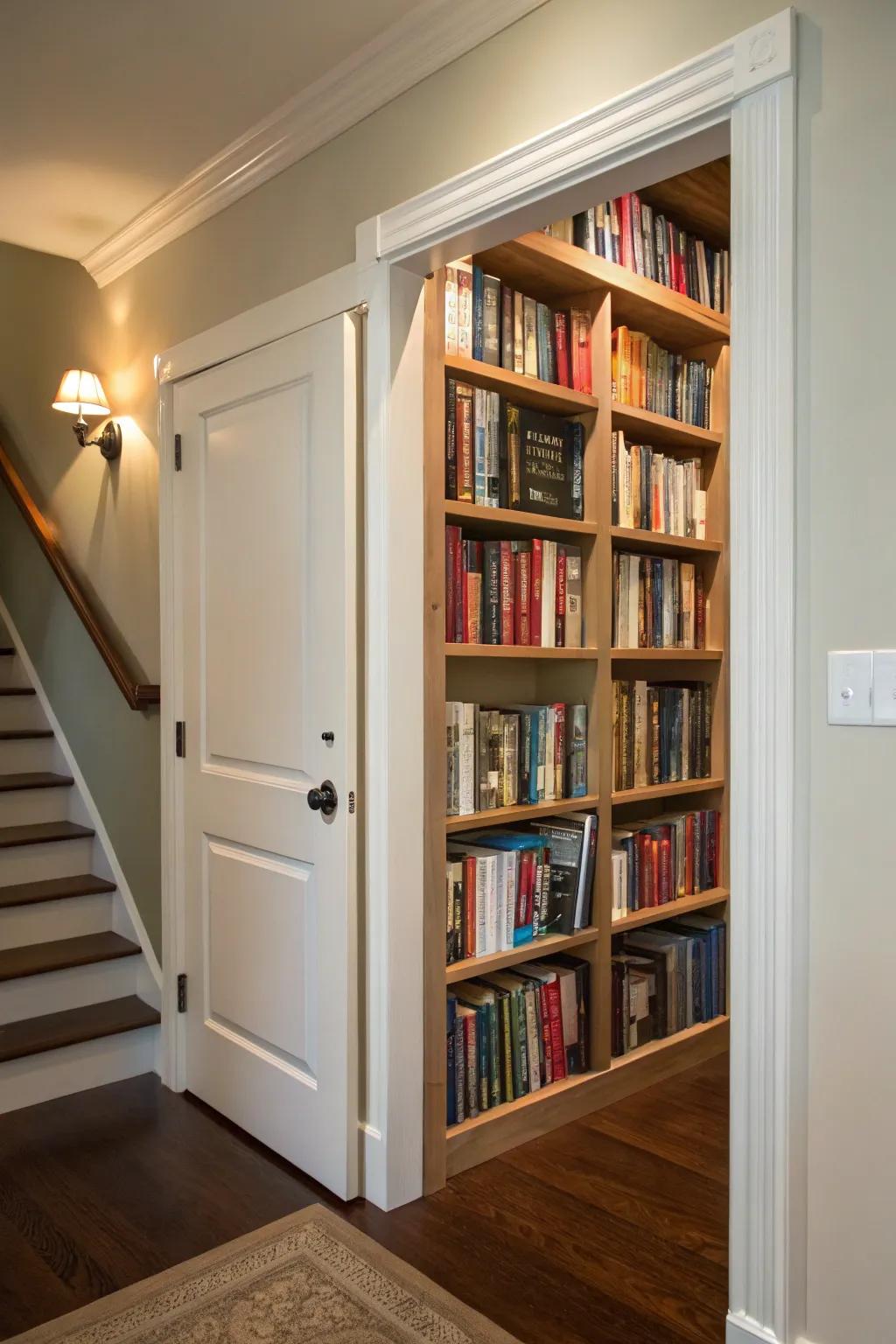 Hidden doors for a secretive surprise.