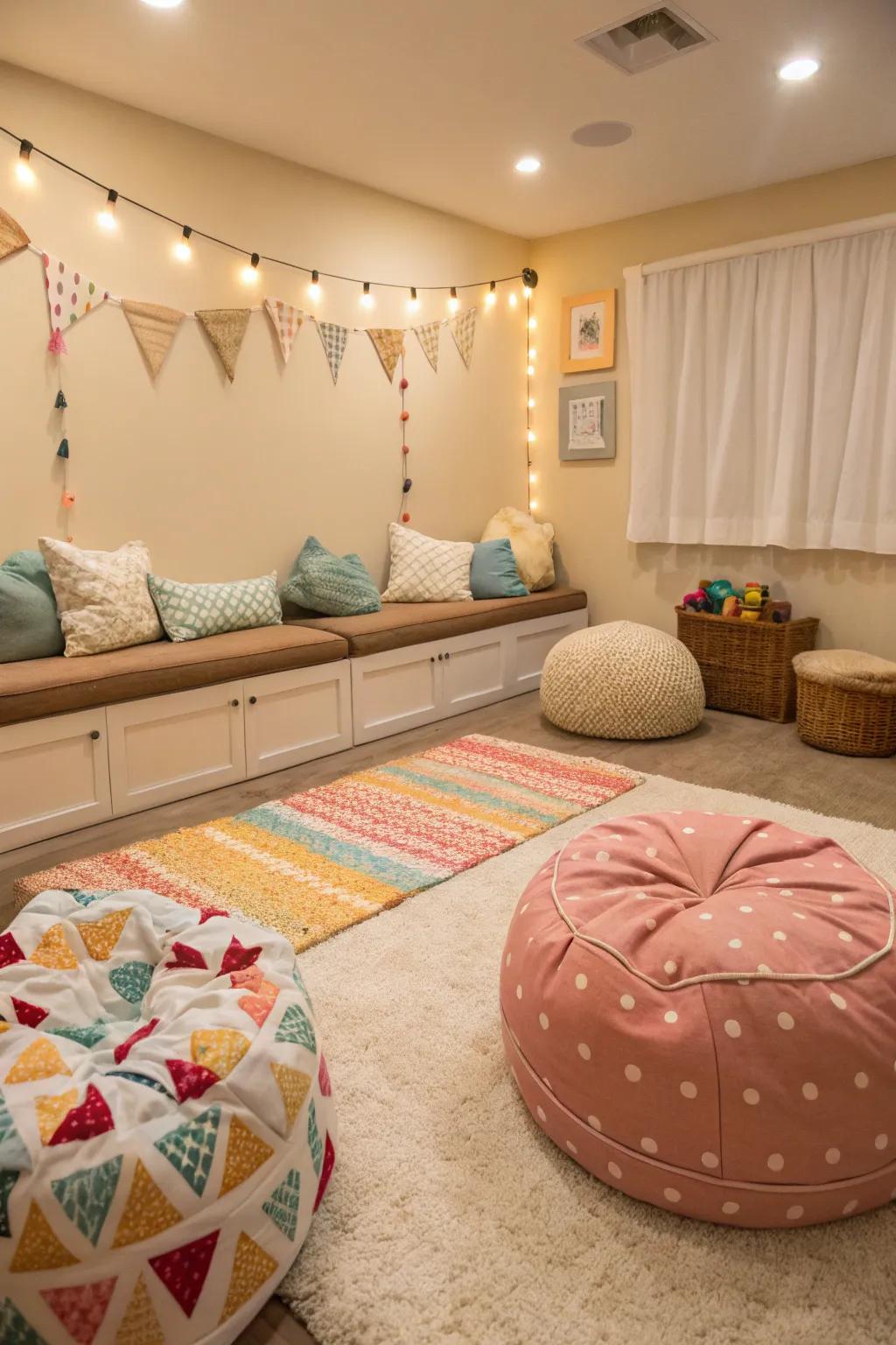 Comfortable seating that invites relaxation and togetherness.