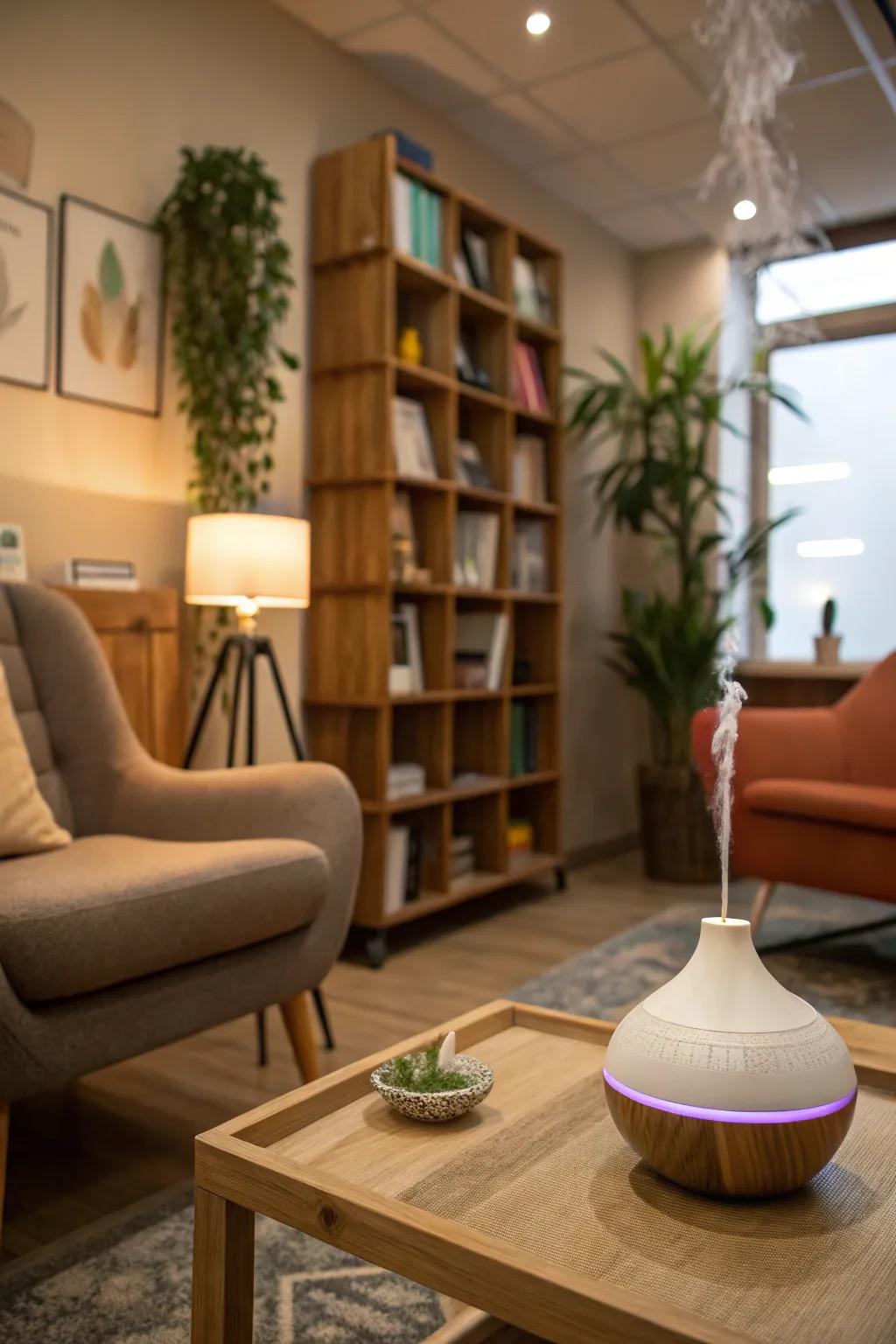 Soothing scents enhance relaxation.