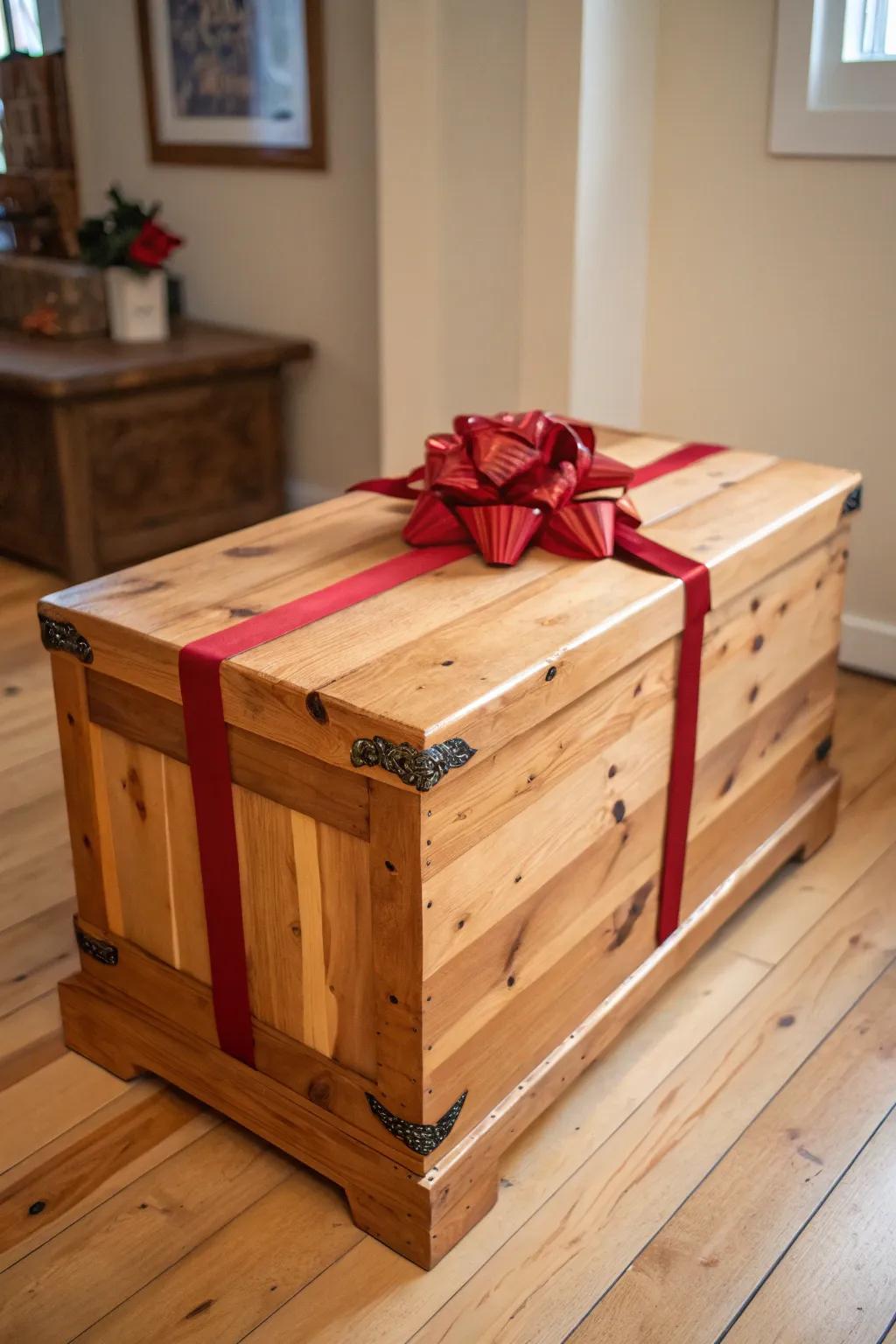 A cedar chest renders a unique and valued present for those you hold dear.