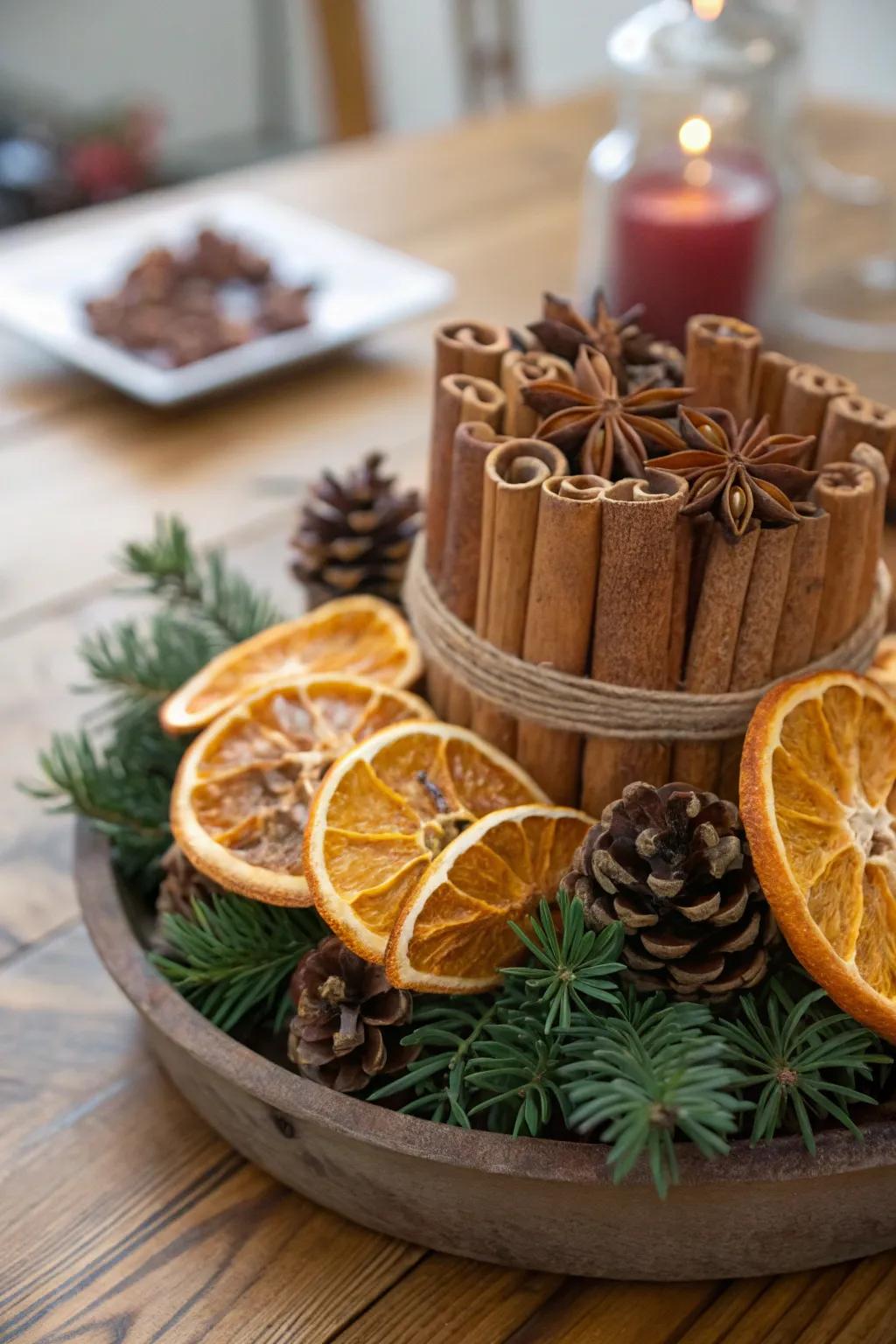 Scented attributes add a pleasant scent to the ornamentation.