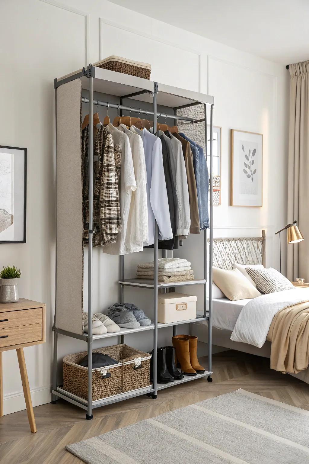 Movable systems deliver adaptable and efficient closet solutions.