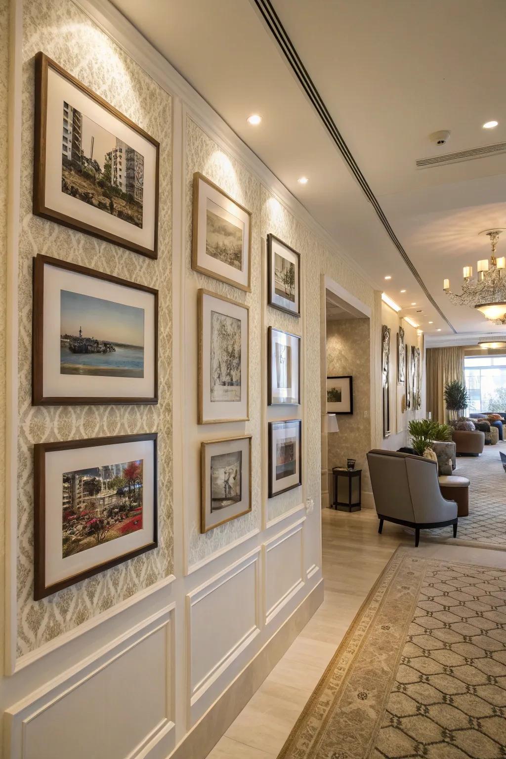 Photo displays personalize and enrich your home.