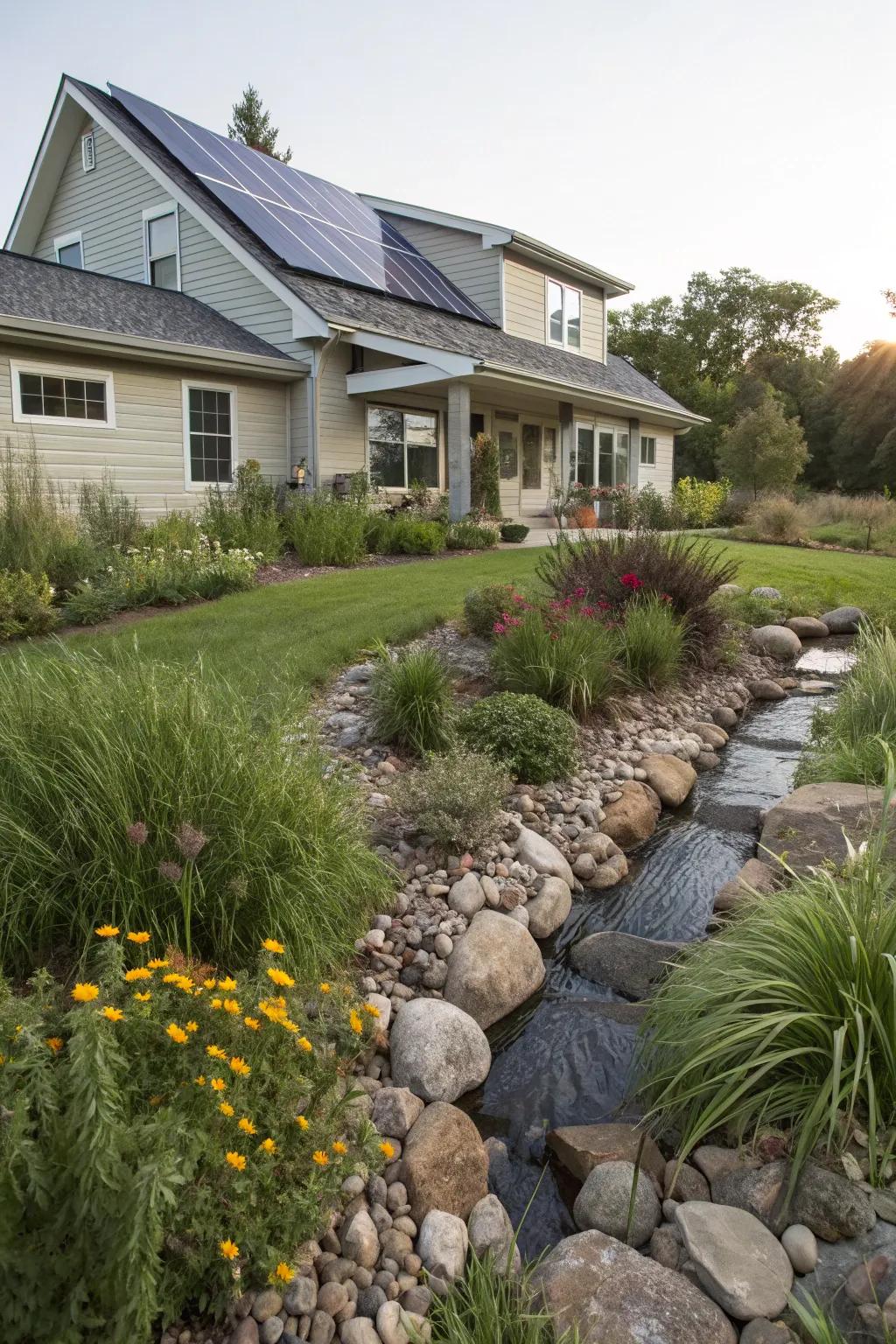 Nature-friendly elements boost appeal and sustainability.
