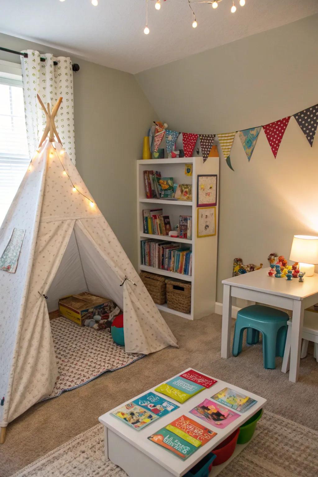 An interactive play space sparks inventiveness and delight.