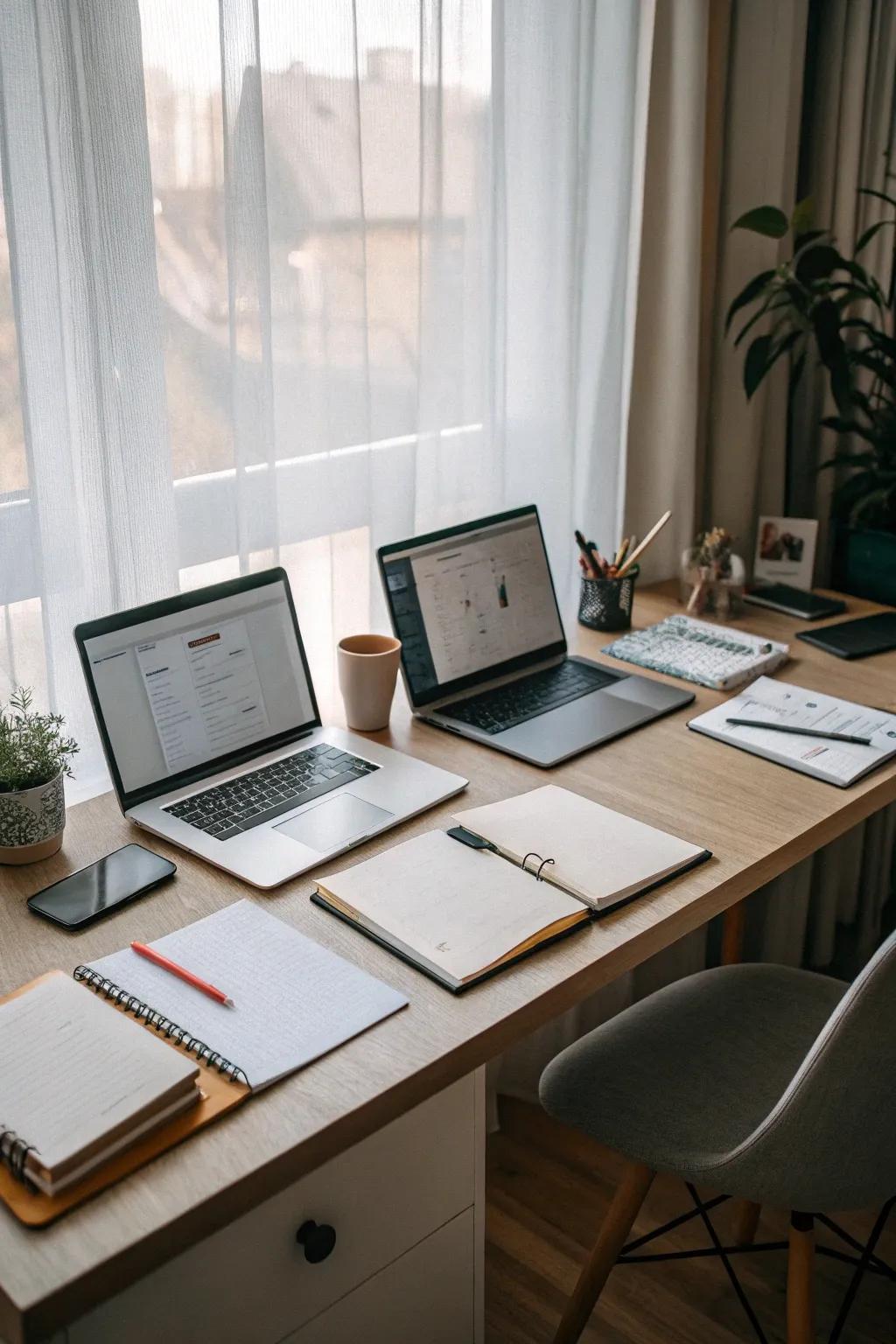 A dual configuration ideal for shared environments.