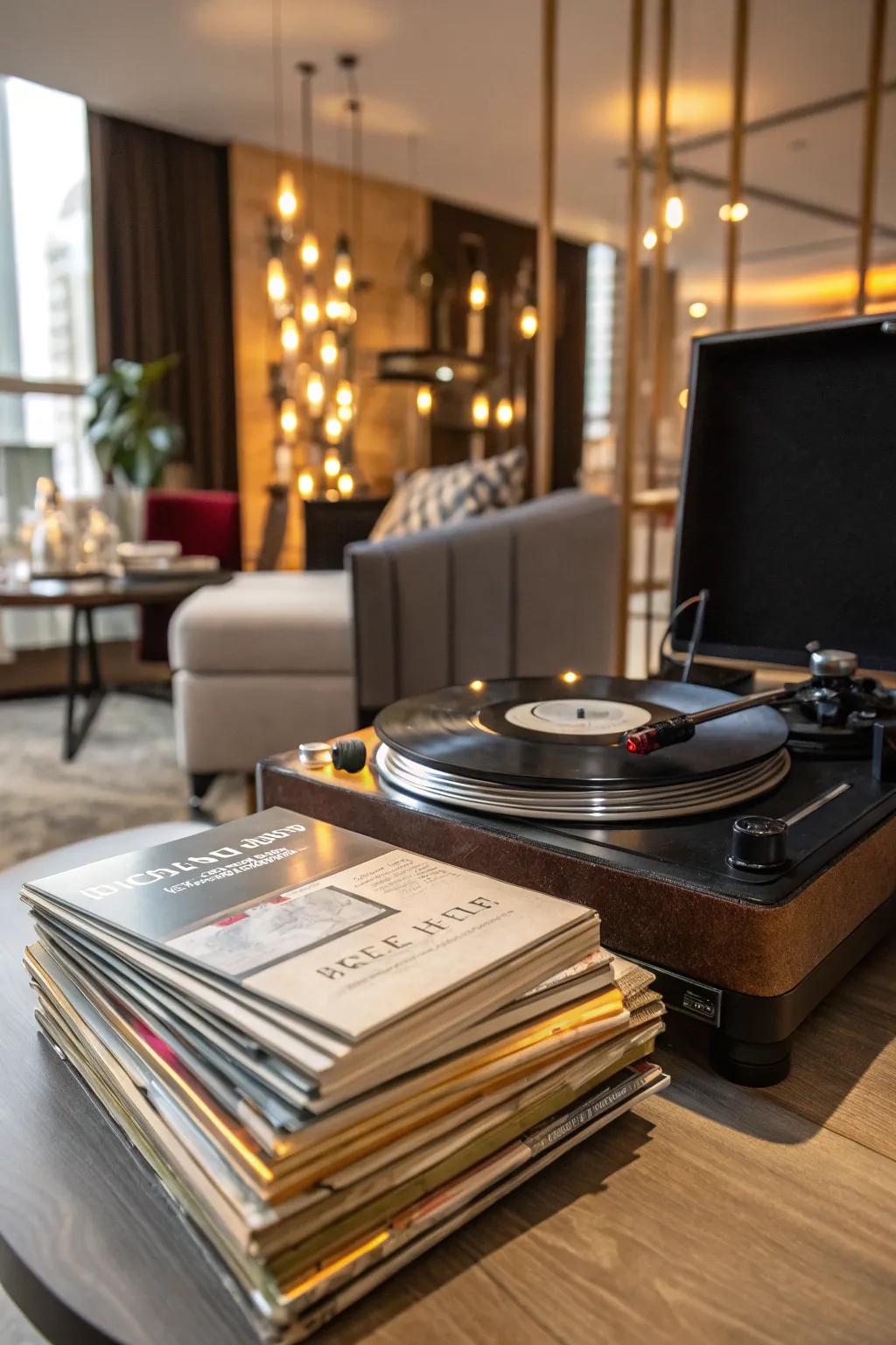 A curated playlist of 70s disco hits keeps the party energy high.