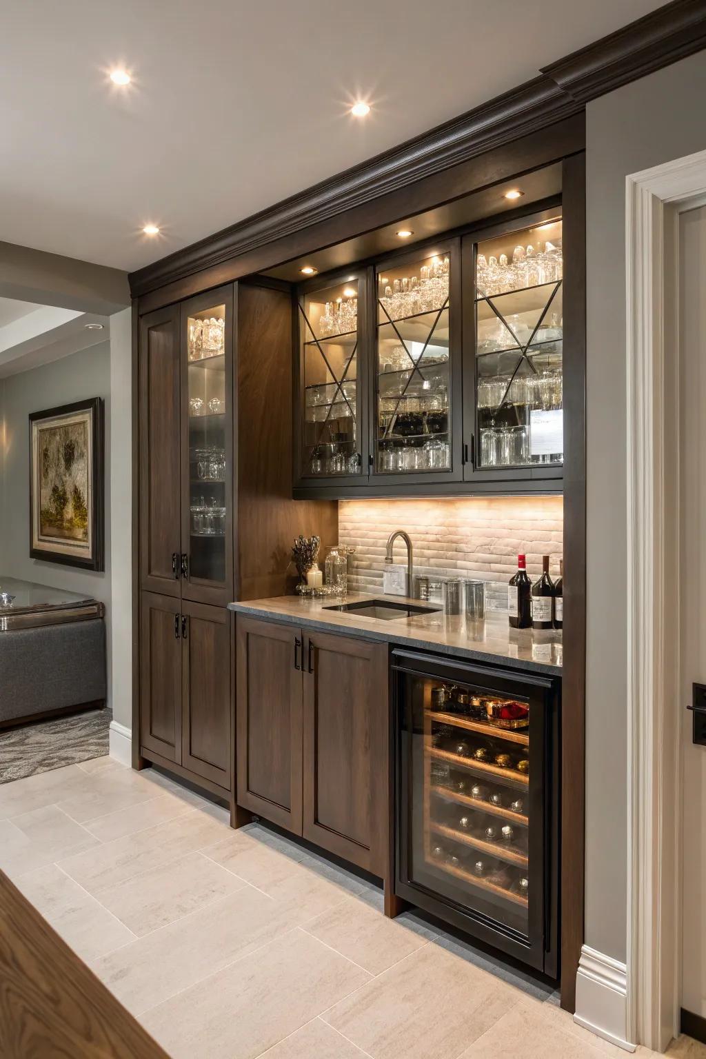 A concealed escape for a tidy, uncluttered aesthetic.