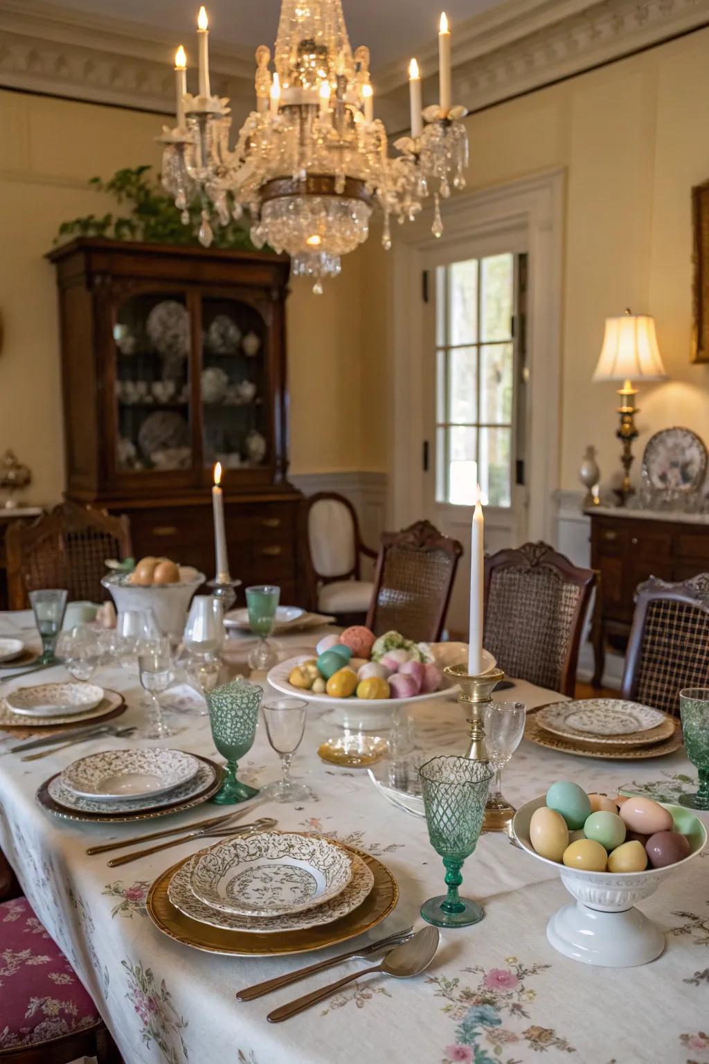 Vintage elements bring timeless appeal.