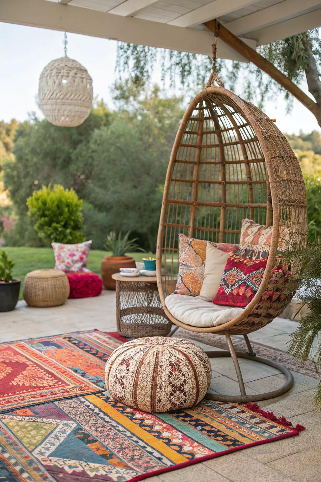 Infuse energy through vibrant boho decor.