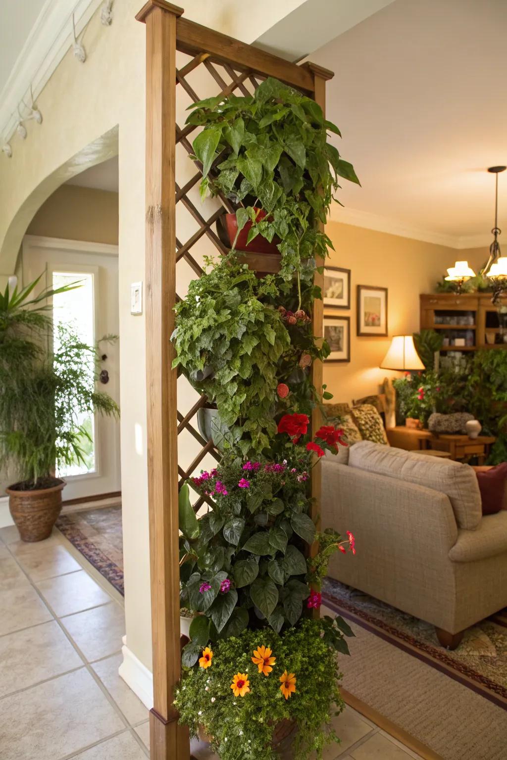 Vertical horticulture infusing innovation and verdure.