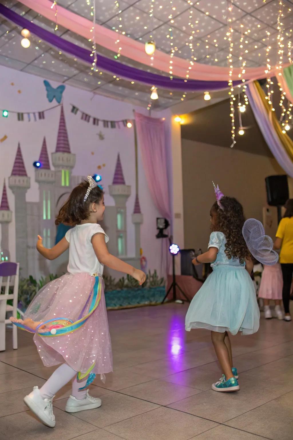 Let the magic move with a whimsical fairy dance party.
