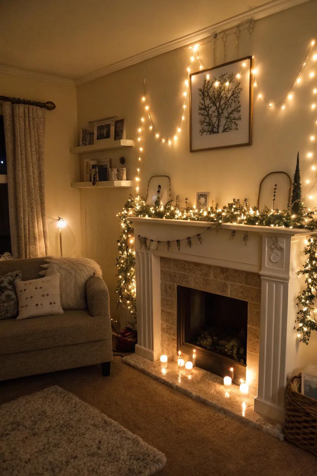 Fairy lights bring a warm, enchanting glow to any space.
