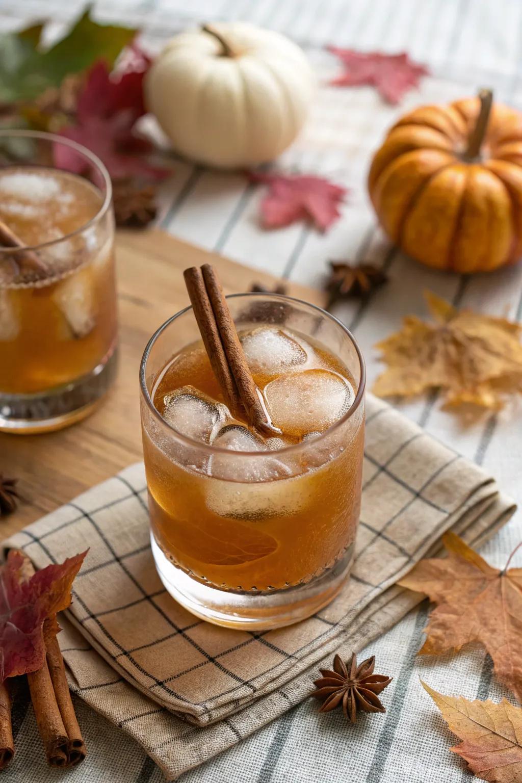 Spice ice for a warm and cozy experience.