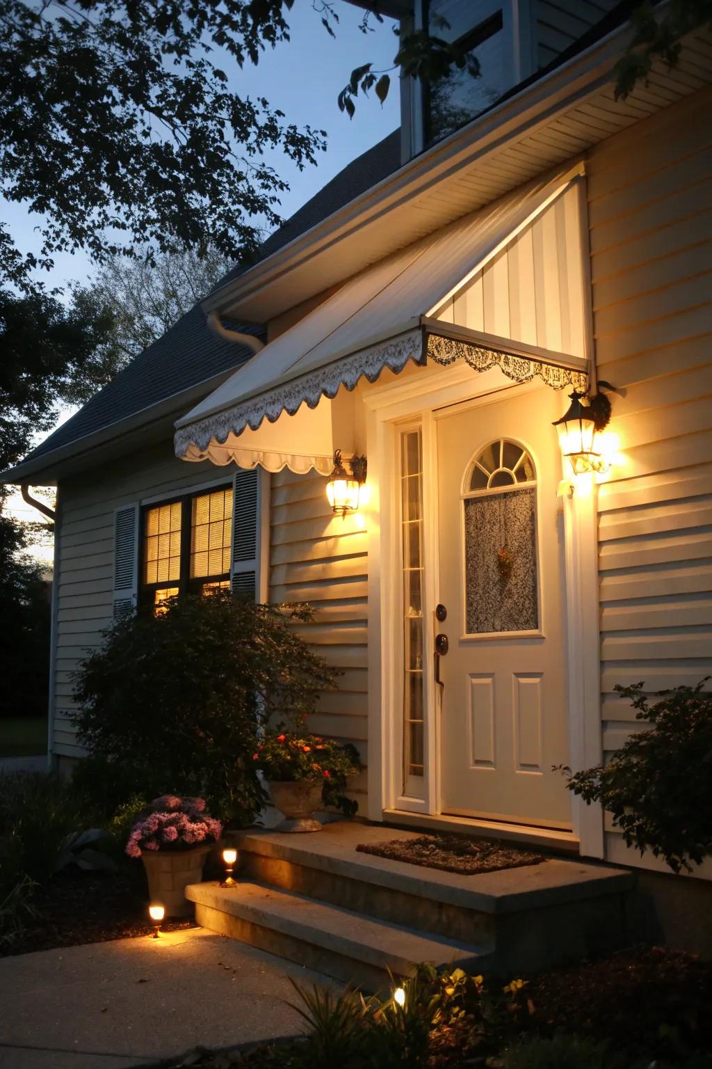Integrated lighting covers illuminate beautifully.