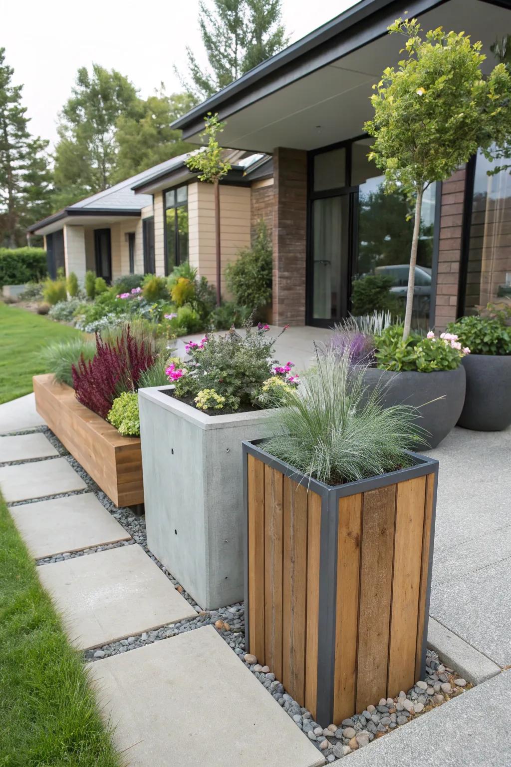 Personalized receptacles bring unique style to contemporary gardens.