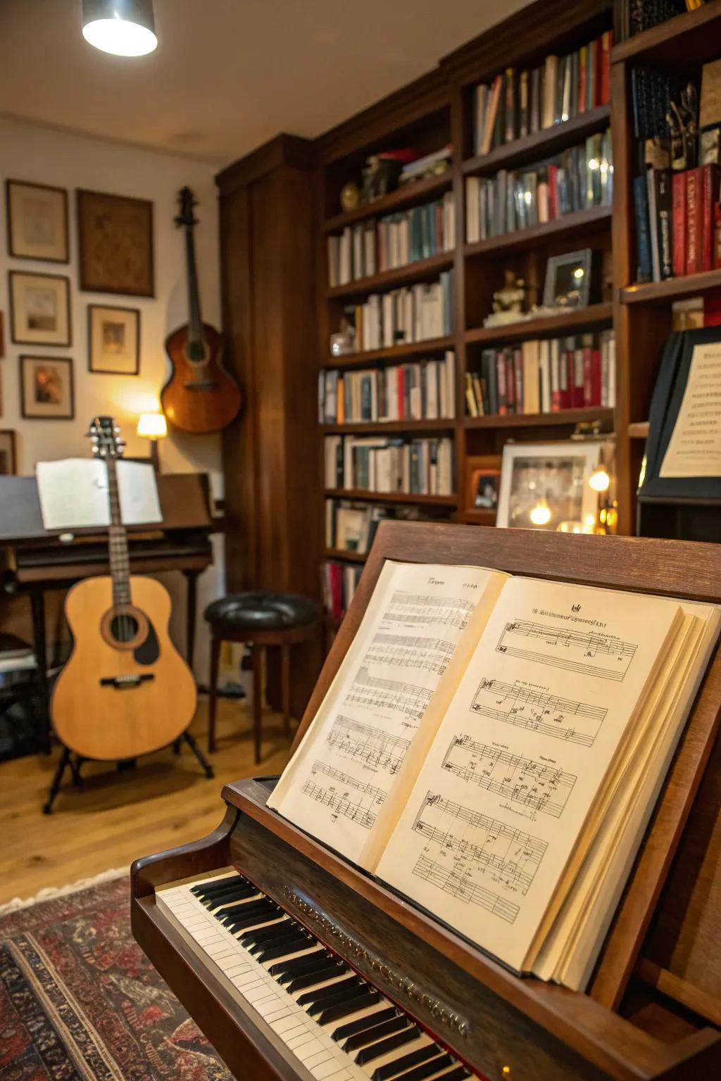 Strike a chord with music-themed items.